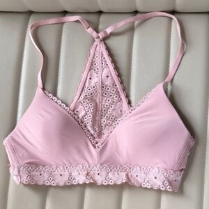 Pink Aerie Lace Bralette 32A Cute Balletcore